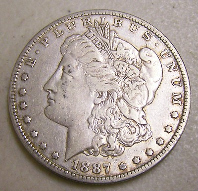 ANTIQUE 1887O MORGAN SILVER Dollar SILVER US Coin 90% Silver USA