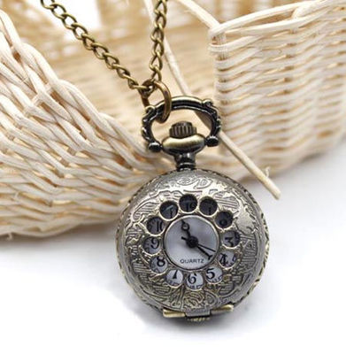 199% FREE SHIP Antique Archaize Pocket Watch Necklace