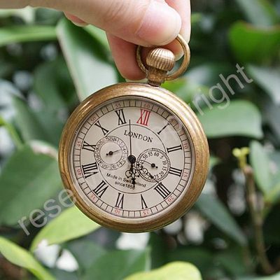 1856’s LONDON 100% Cooper Mechanical Pocket Watch FOB