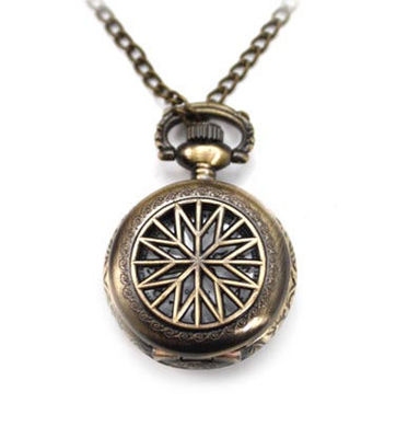 179% FREE SHIP Antique Archaize Pocket Watch Necklace