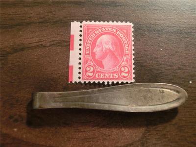 ANTIQUE Tie Clip from DENMARK , .925 Sterling with many “Hallmarks” See Scans…
