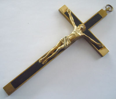 â€  PRIEST Antique Belt HABIT CRUCIFIX  19th Century â€ 