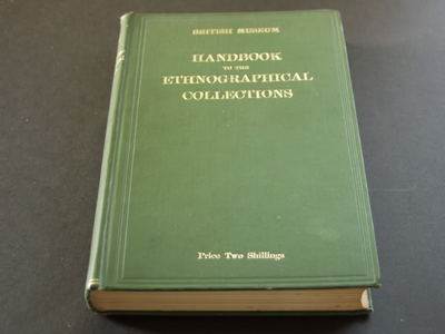 ANTIQUE BOOK     ETHNOGRAPHICAL COLLECTIONS    1910 / 275 illustr.