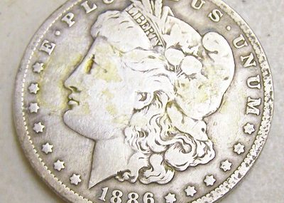 ANTIQUE 1886O MORGAN SILVER Dollar SILVER US Coin 90% Silver USA