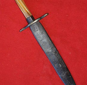 Antique 15â€ Alamo Era 1830 Blacksmith Made Spear Point Bowie Knife TX Collection