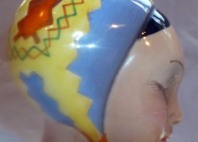 ART DECO ITALIAN PORCELAIN GIRL / DISH ( NOT LENCI  ) C.1930’S. .
